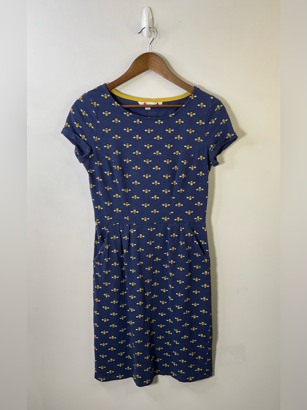 Boden Phoebe Bee Print Jersey Dress Size 6R